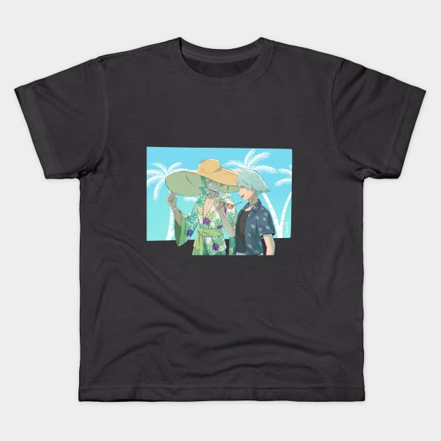 summer Kids T-Shirt by Cuteskitty